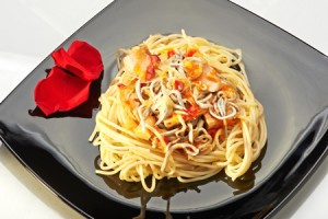 Espaguetis a la marinera