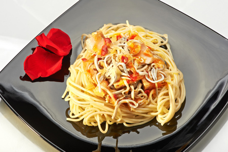 Espaguetis a la marinera